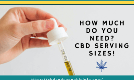 How much do you need? CBD Serving Sizes!*